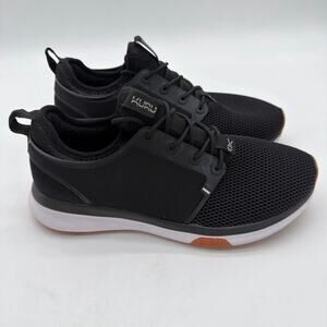 Kuru Atom Performance Everyday Heel Pain Relief Comfort Black Sneakers 9.5